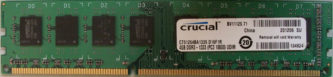 4GB DDR3-1333 (PC3 10600) UDIM