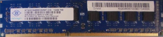Nanya 4GB 2Rx8 PC3-10600U-9-10-B0.1333