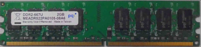 PQ 2GB DDR2-667U