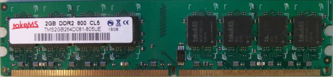 2GB DDR2 800 CL5 takeMS
