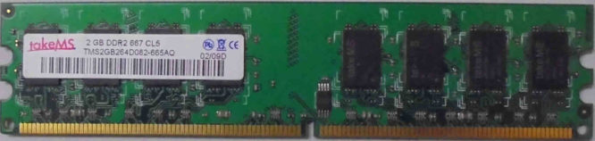 takeMS 2 GB DDR2 667 CL5