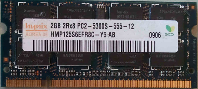 2GB PC2-5300S Hynix