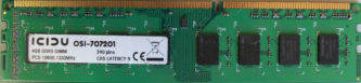 Icidu 4GB DDR3 DIMM PC3-10600, 1333MHz