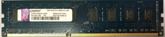 Kingston 4GB 2Rx8 PC3-10600U-9-10-B0