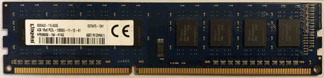 4GB PC3L-12800U Kingston