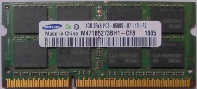 4GB PC3-8500S Samsung