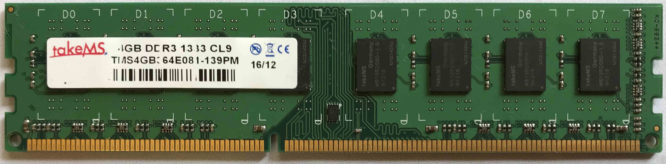 4GB PC3-10600U takeMS