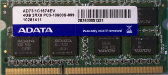 Adata 4GB 2Rx8 PC3-10600S-999