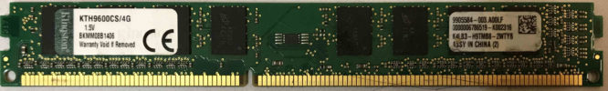 4GB PC3-12800U Kingston