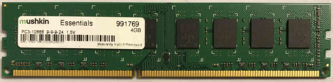 4GB PC3-10600U Mushkin