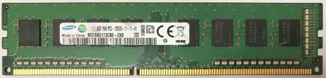 Samsung 4GB 1Rx8 PC3-12800U-11-11-A1