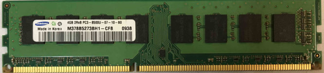 4GB PC3-8500U Samsung