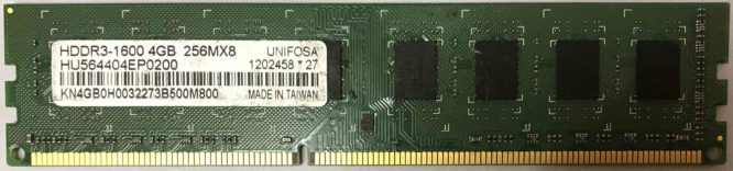 HDDR-1600 4GB 256MX8 Unifosa