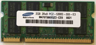 2GB 2Rx8 PC2-5300S-555-12-E3 Samsung
