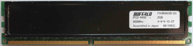 2GB 2Rx8 PC2-6400U Buffalo