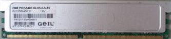 2GB 2Rx8 PC2-6400U CL=5-5-5-15