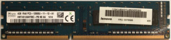 SK hynix 4GB 1Rx8 PC3-12800U-11-12-A1