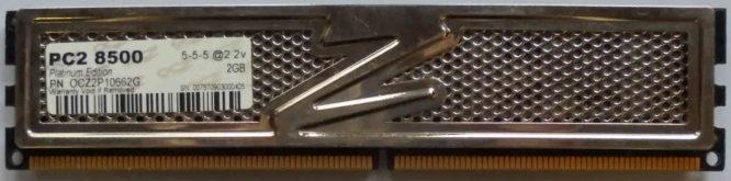 2GB 2Rx8 PC2-8500U OCZ