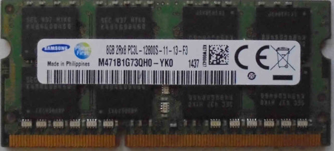 8GB 2Rx8 PC3L-12800S-11-13-F3 Samsung