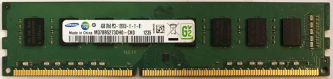 Samsung 4GB 2Rx8 PC3-12800U-11-11-B1