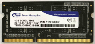 Team Group 4GB DDR3L 1866