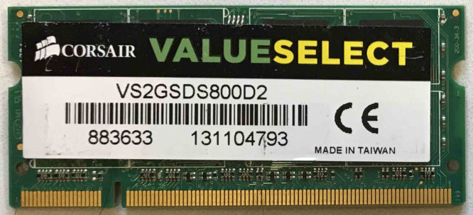 2GB 2Rx8 PC2-6400S ValueSelect