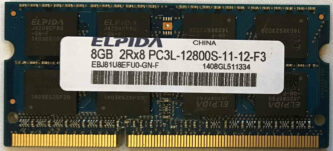 Elpida 8GB 2Rx8 PC3L-12800S-11-12-F3