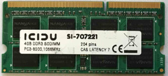 Icidu 4GB 2Rx8 PC3-8500S