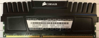 Corsair 4GB 2Rx8 PC3-12800U-Vengeance