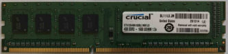 Crucial 4GB 1Rx8 PC3-12800U
