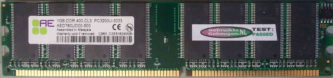 AE 1GB PC3200U 400MHz 184pins