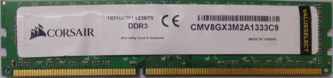 Corsair 4GB 2Rx8 PC3-10600U