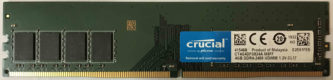 Crucial 4GB 1Rx8 PC4-2400