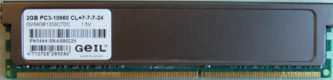 Geil 2GB PC3-10660-7-7-7-24