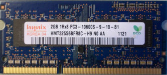 Hynix 2GB 1Rx8 PC3-10600S-9-10-B1