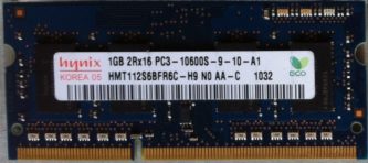 Hynix 1GB 2Rx16 PC3-10600S-9-10-A1