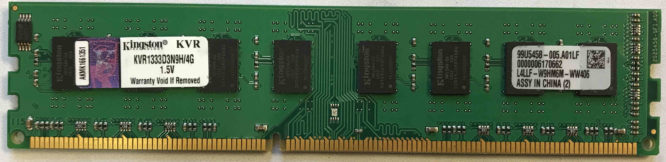 Kingston 4GB 2Rx8 PC3-10600U