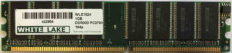 WhiteLake 1GB PC2700U 333MHz 184pins