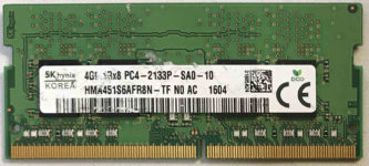 SKhynix 4GB 1Rx8 PC4-2133P-SA0-10