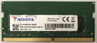 Adata 8GB 1Rx8 PC4-2400T-SA0-11