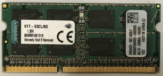 Kingston 8GB 2Rx8 PC3L-12800S