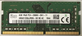 SKhynix 8GB 1Rx8 PC4-2666V-SA1-11