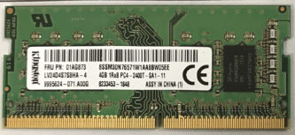 Kingston 4GB 1Rx8 PC4-2400T-SA1-11