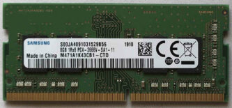 Samsung 8GB 1Rx8 PC4-2666V-SA1-11