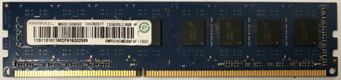Ramaxel 8GB 2Rx8 PC3-12800U