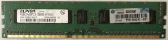 Elpida 4GB 2Rx8 PC3-10600E-9-10-E3