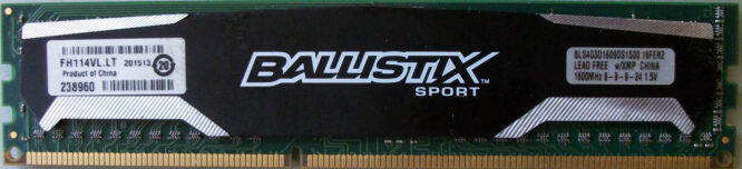 4GB PC3-12800U Crucial