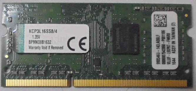 4GB PC3L-12800S Kingston