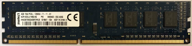 4GB PC3L-12800U Kingston