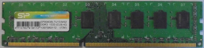 4GB PC3-10600U Silicon Power